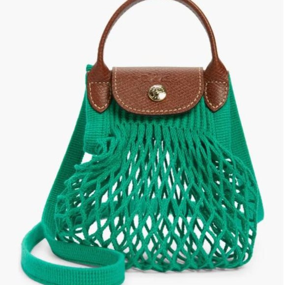 Longchamp Bags Nwt Longchamp Le Pliage Extra Small Filet Knit